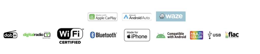 Iconen functies Pioneer SPH-DA77DAB