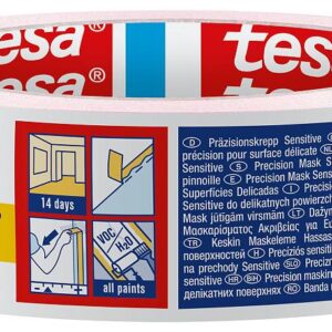 Tesa Precision Mask Sensitive 04333 L.50mtr x B. 25mm Roze (Per 6 Stuks)