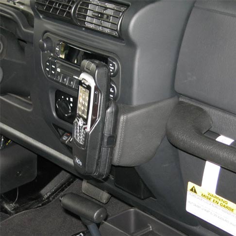 Jeep Wrangler (nieuwe vorm) 2005-2007 Kleur: Zwart