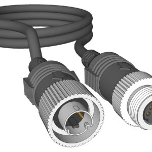 Camera verlengkabel 4Pins MALE + 4Pins FEMALE IP68 5 meter