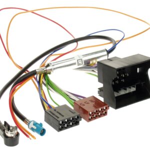 Radio Aansluitkabel Divese modellen Opel Quadlock > ISO Norm / Phantom power (ISO)