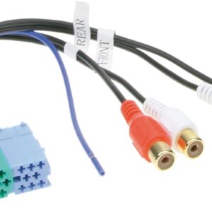 Voorversterker Adapter Mini ISO > Cinch