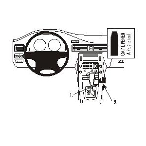 ProClip - Volvo S80/ V70 II / XC70 Angled mount