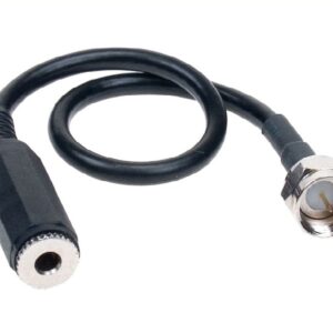Antenne Adapter F-stekker > 3.5 mm Jackplug