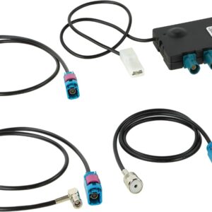 Antenne splitter AM/FM DAB/DAB+ ISO(m) > DIN(m)/SMB(f)