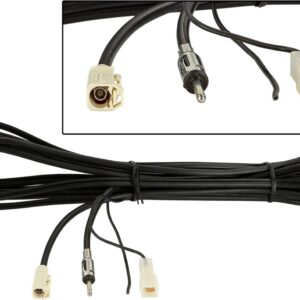 Calearo verlengkabel Fakra Z (f) > Din (m) 500 cm incl. voeding.