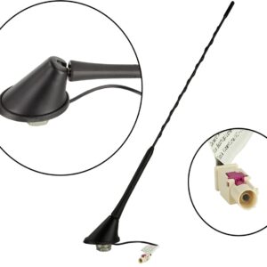Dakantenne AM/FM 60° staafneiging 12V Phantom anti-diefstal