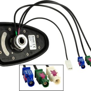 Dakantenne AM / FM TV / DVB-T GNSS (GPS / GLONASS) Shark II