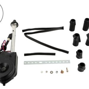 ACV Electrische telescoop antenne AM/FM voor spatscherm - Chroom