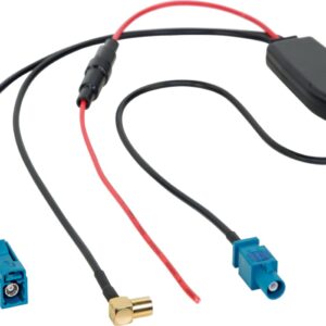 Antenne Splitter AM / FM / DAB+ Fakra(m)>Fakra(f)/SMB(f)
