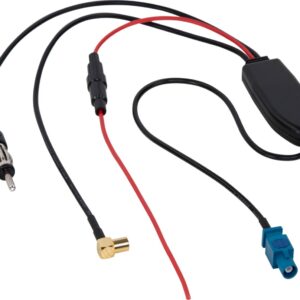 Antenne Splitter AM / FM / DAB+ Fakra(m)>DIN(m)/SMB(f)
