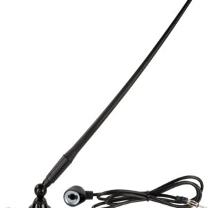 Universele opbouw antenne zwart AM / FM (DAB+ ready), rubber spriet