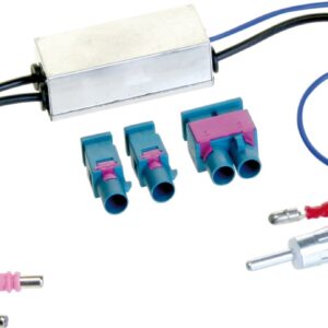 Antenne Adapter 2x Fakra > DIN >1x Dubbel-Fakra Audi - Maserati - Seat - Skoda - Volkswagen - Scania