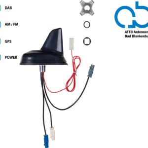 Bad Blankenburg Shark Dak antenne AM/FM DAB+ GPS
