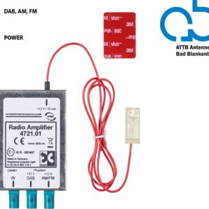 Bad Blankenburg Antennesplitter AM/FM DAB+ 3x Fakra Z(m) versterkt