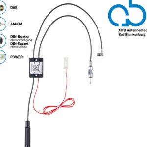 Bad Blankenburg Antennesplitter AM/FM DAB+ DIN(f)>DIN(m)/SMB(f) passief
