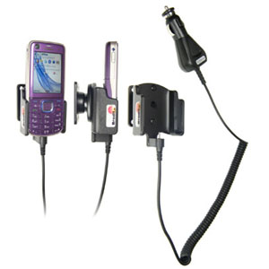 Nokia 6220 Classic Actieve houder met 12/24V lader.Let op: Uitlopend artikel, Kan niet retour!