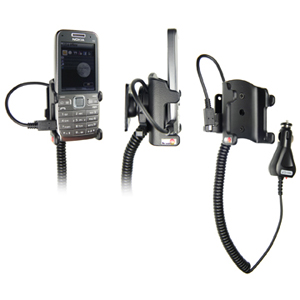 Nokia E52 Actieve houder met 12/24V lader. Let op: Uitlopend artikel, Kan niet retour!