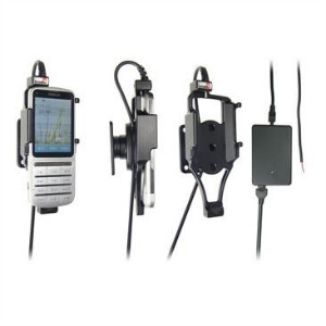 Nokia C3 Actieve houder met vaste voeding. Let op: Uitlopend artikel, Kan niet retour!