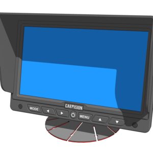 LCD monitor 7" met 3x 4Pin ASIA