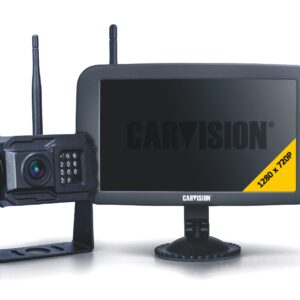 LCD monitor 5" met opbouw camera Draadloos tot ca 20m