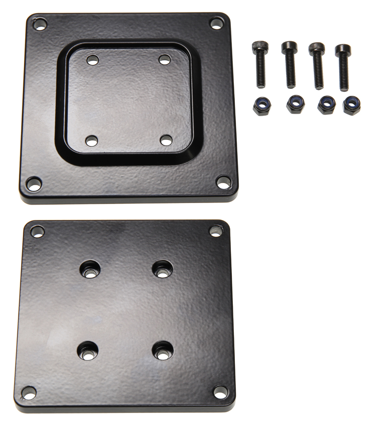 Brodit Vesa plaat 75mm aluminium