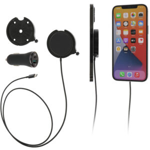 Apple iPhone MagSafelader , Actieve  houder met 12V USB SIG-Plug