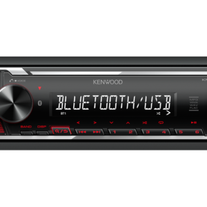 Kenwood KMM-BT209 Autoradio - USB/BT Rood