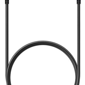 USB C naar USB C kabel met 1 meter kabel zwart
