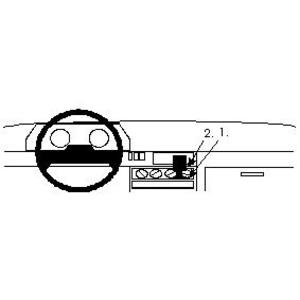 ProClip - Renault Clio I 1991-1998 Center mount. LET OP: UITLOPEND ARTIKEL, KAN NIET RETOUR!