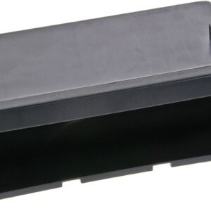 Opbergvak voor het ombouwen van een 2-DIN radiopaneel met 2-ISO installatie-uitsparing naar 1-DIN