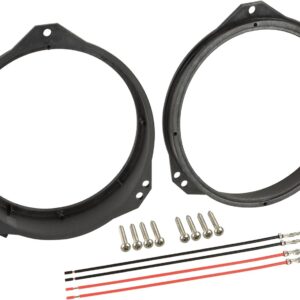 Speaker Ringen Ø 165mm Div.modellen Opel-BMW-Nissan-Renault Voorportier >ingebouwde speakerconnector