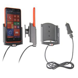 Nokia Lumia 625 Actieve houder met 12V USB plug. Let op: Uitlopend artikel, Kan niet retour!