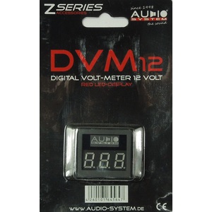 AUDIO SYSTEM Digitale Volt Meter met rode LED verlichting