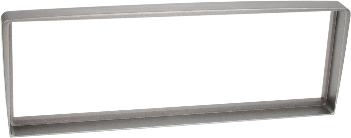 1-DIN Paneel Alfa Romeo 156(Type 932 facelift)1997-2006/ (Crosswagon Q4) 932)2004-2007 Kleur: Zilver