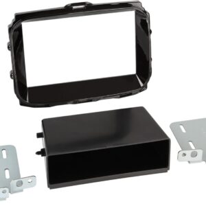 2-DIN Rubertouch met pocket Alfa Romeo Giulietta 10/2014-> Piano Zwart