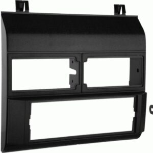 1-DIN radiopaneel Chervrolet/GMC diverse voertuigen zwart (METRA)