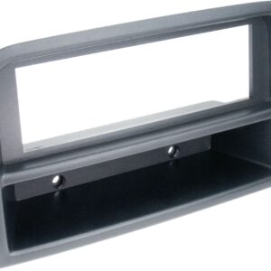 1-DIN Paneel met aflegbakje. Fiat Croma 2005-2010 Kleur: Zwart