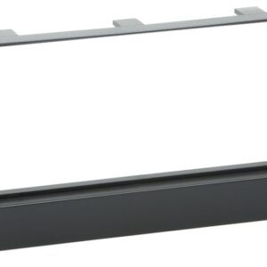 1-DIN Paneel Fiat Panda (ZAF 319) 2012-2020 Kleur: Mat Zwart