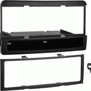 1-DIN radiopaneel met opbergvak Ford/Mazda/Mercury zwart (METRA)