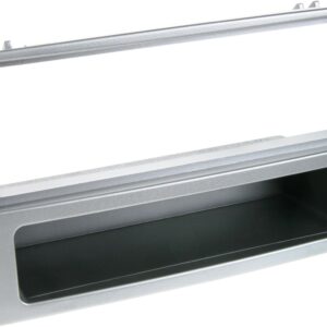 1-DIN Paneel met aflegbakje. Honda Civic 2001-2003 Kleur: Zilver