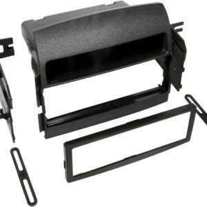 1-DIN Paneel met aflegbakje. Hyundai Sonata  (NF) 2005-2008 Kleur: Zwart