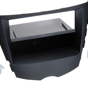2-DIN Paneel Hyundai Veloster met Pocket 2012-2019 Kleur: Zwart