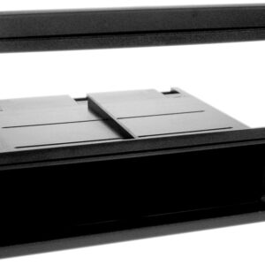 1-DIN Paneel met aflegbakje. Mazda MX-5 / 323 (F) / 626 / Demio  Kleur: Zwart