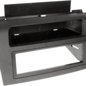 1-DIN Paneel met aflegbakje. Mazda 3 (BK) 2003-2009 Kleur: Zwart