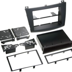 1-DIN Paneel Mazda 3 2009-2013 - Kleur: zwart (METRA)