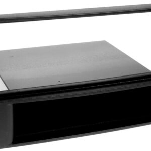 1-DIN Paneel met aflegbakje. Kia Sportage II (KM/JES) 2005-2008 Kleur: Zwart