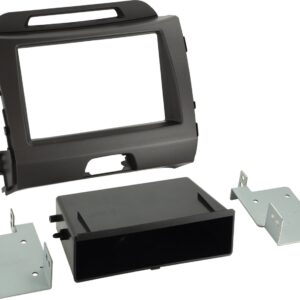 2-DIN Paneel Kia Sportage III 2010-2015 Kleur: Donker Grijs