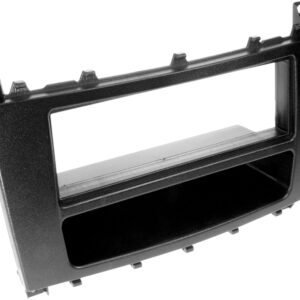 1-DIN Paneel met aflegbakje. Mercedes Benz C Klasse/ CLC-Klasse/ G-klasse  Kleur: Zwart