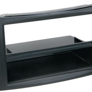 2-DIN Radio Paneel met aflegvak Mercedes Benz E-Klasse zwart